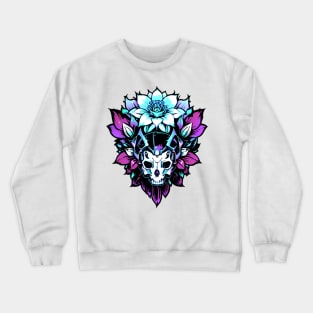 Cyberpunk Flowers Crewneck Sweatshirt